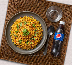 Maggi + Cold Drinks [200Ml]