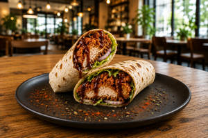Smoked Bandit Crispy Chicken Wrap