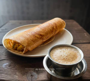 Masala Dosa + Coffee