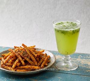 Peri Peri Fries + Mint Lime