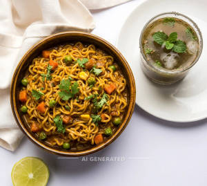 Masala Maggi + Refreshing Jaljeera