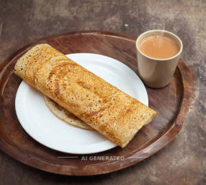 Dosa (Plain) + Tea (Ordy)
