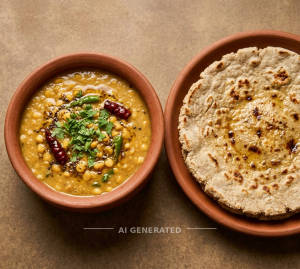 Chana Dal + VIP Bhakri (1 piece)