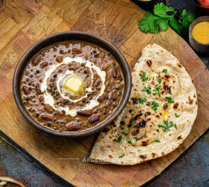 Dal Makhani + Butter Chapati (Tandoori) (1 piece)