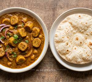 Besan Gatta + Plain Chapati (1 Piece)