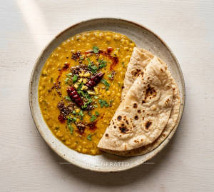 Dal Fry + Cycle Chaap Roti (2 pieces)