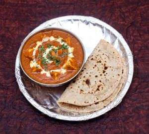 Shahi Paneer + Tawa Roti (2 pieces)