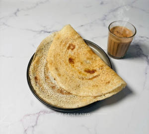 Plain Dosa + Tea