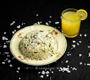 Coconut Rice + Lemon Juice