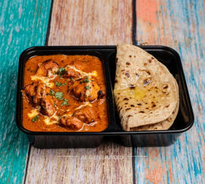 Chicken Butter Masala + Butter Tawa Roti (1 piece)