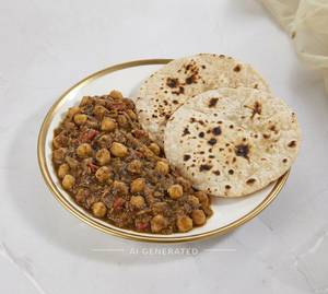 Chola +  Roti (2 Pieces)