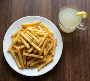 French Fries Plain + Lemon Juice