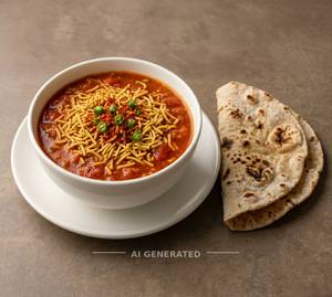 Sev Tomato + Tandoori Roti (2 Pieces)