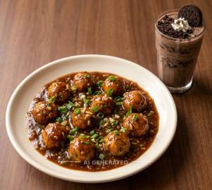 Manchurian + Oreo Cold Coffee