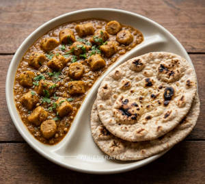Besan Gatta + Tandoori Butter Roti (2 pieces)