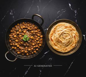 Chana Masala + Wheat Poratta (1 Piece)