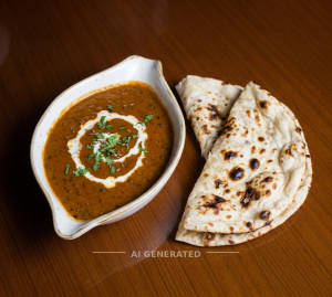 Dal Makhani + Tandoori Roti (2 pieces)
