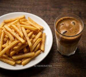 French Fries + Cold Coffee [200 ml]
