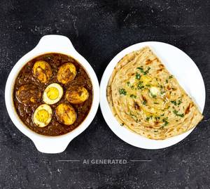 Egg Curry + Butter Roti (1 Piece)