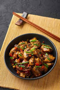 Mushroom Chilli Dry