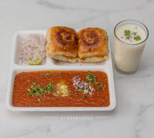 Pav Bhaji + Buttermilk