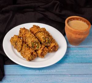 Kurkure Veg Spring Roll + Tea