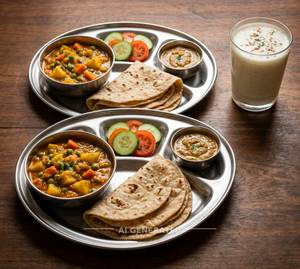 Student Thali 2 + Masala Chach