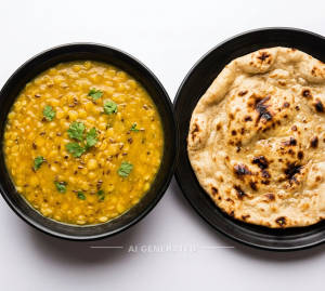 Jeera Dal + Tandoori Roti Plain (1 Piece)