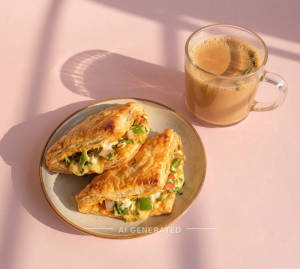 Butter Masala Patties + Masala Tea