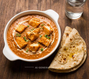 Paneer Lababdar + Butter Roti (2 pieces)