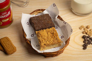 Nutella Fudge Brownie & Biscoff Blondie Bar