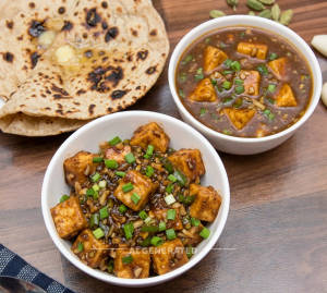 Paneer Manchurian (Dry and (Gravy) + Roti Tandoori (2 pieces)