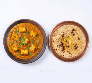Paneer Masala + Roti Tawa Butter (1 piece)