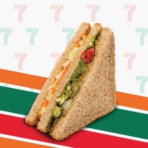 Pesto veg and Cheese (whole wheat)