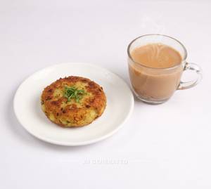 Fresh Aloo Cutlet 1Pc + Tea