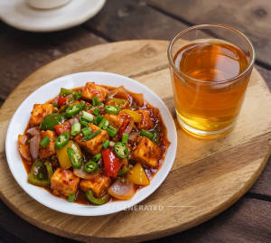 Chilli Paneer + Real Juice ( 180Ml )