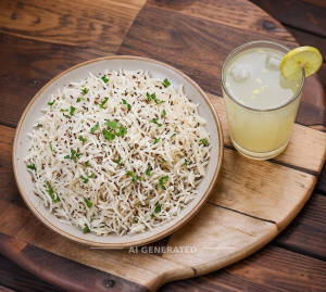 Jeera Rice + Lime Juice