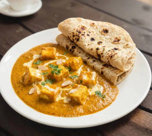 Sahi paneer + Tawa roti (2 pieces)