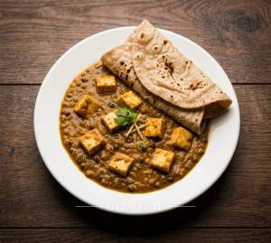 Dal paneer + Tawa roti (2 pieces)