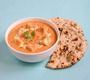 Shahi Paneer + Tandoori Roti (2 Pieces)