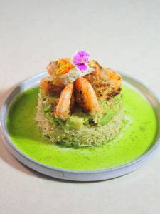 Avo Shrimp Rice Bowl