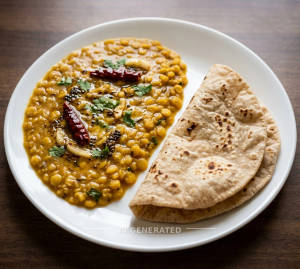 Dal Tadaka + Pulka (2 pieces)