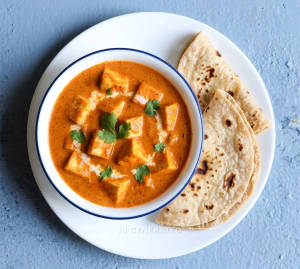 Paneer Butter Masala + Tawa Roti (2 pieces)