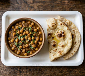 Chana Masala + Tawa Butter Roti (2 pieces)