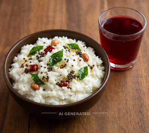Curd Rice + Kokum Juice                    