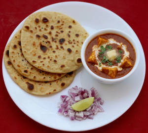 Butter Paneer + Tawa Roti (2 pieces)