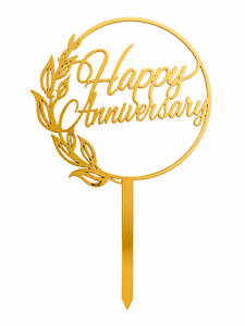 Happy Anniversary Topper