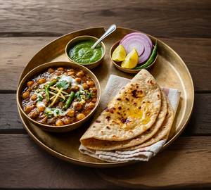 Amritsari Chhole Thali[2tawa roti]