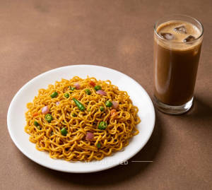 Masala Maggi + Cold Coffee