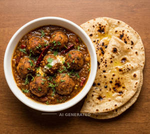 Rajasthani Kofta + Tawa Butter Roti (2 pieces)